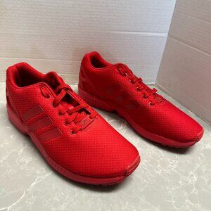 adidas ZX Flux triple red Mens SZ 10.5 s78344